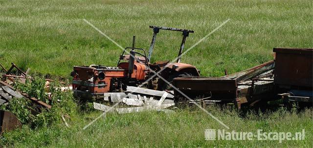 Rommelhoekje met oude tractor De Reef 3