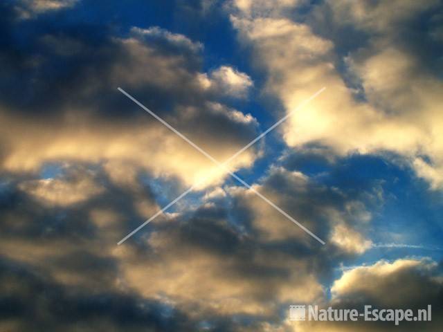 Wolken boven het infiltratiegebied NHD Castricum