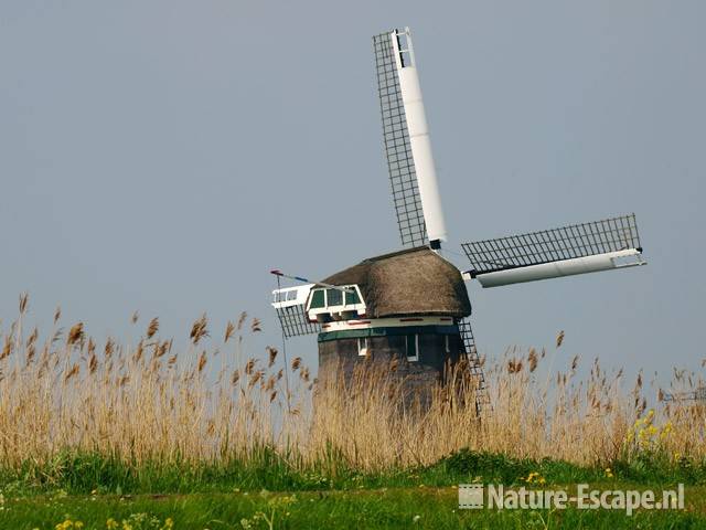 Kap van molen De Woudaap Krommenieer Woudpolder