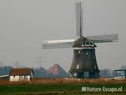 Molen De Woudaap, achterzijde Zwaansmeerpad 2